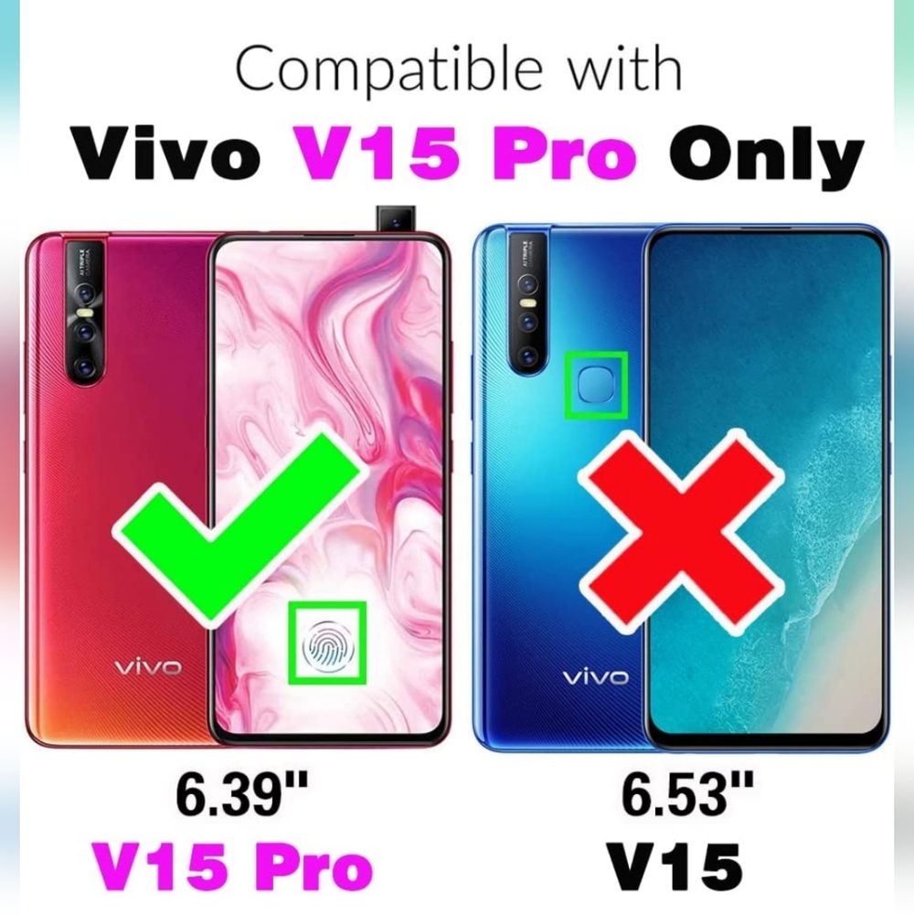 Asuwish Compatible with Vivo V15 Pro Wallet Case and Tempered Glass Screen...